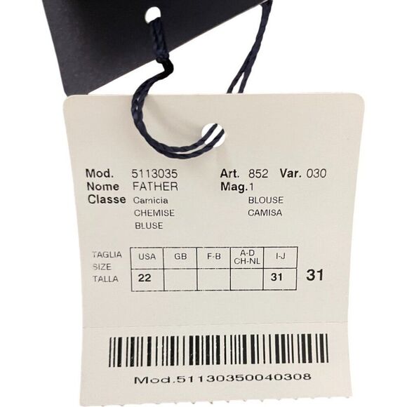 Marina Sport Womens Blouse Shirt Size 22 Orange Button Up Long Sleeve NWT - Picture 6 of 9